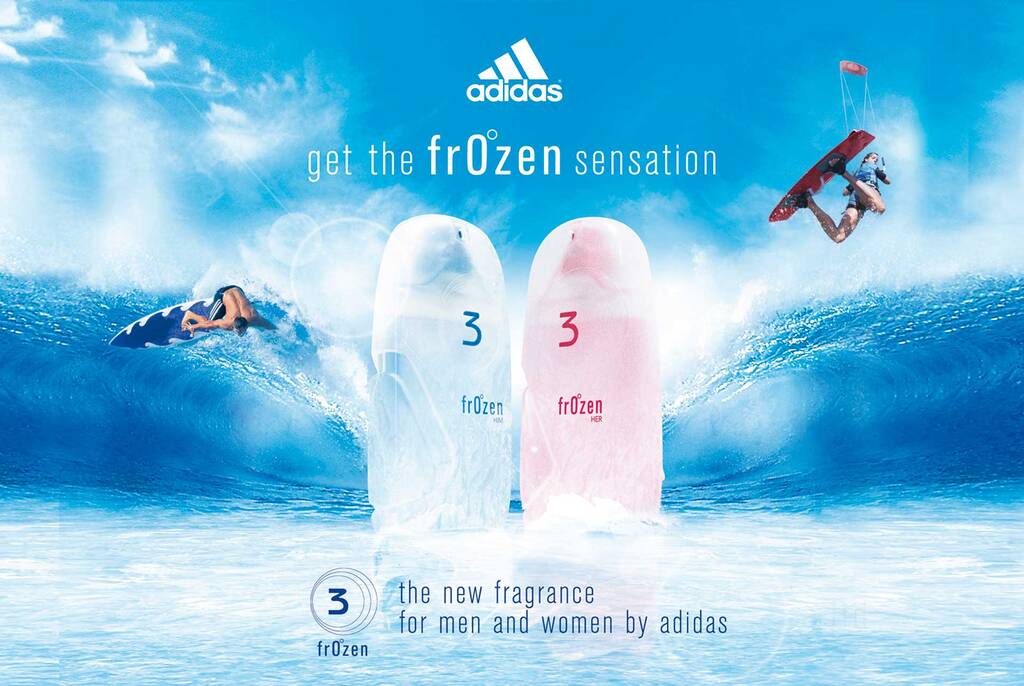 Adidas — lancement du parfum 3 Frozen